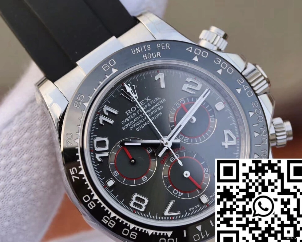 Factory Black JH Dial 40MM Daytona Rolex Cosmograph 1213